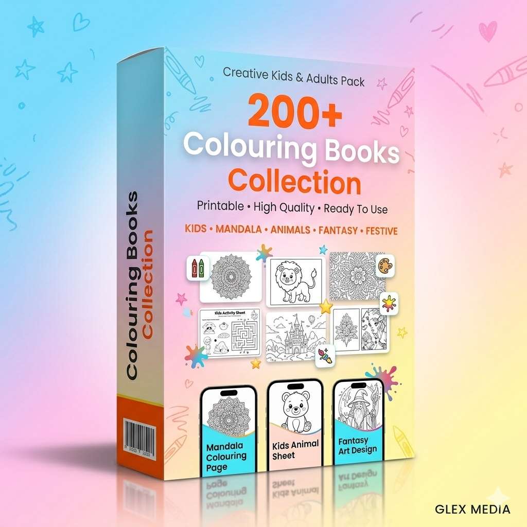 200+ Colouring Books Collection