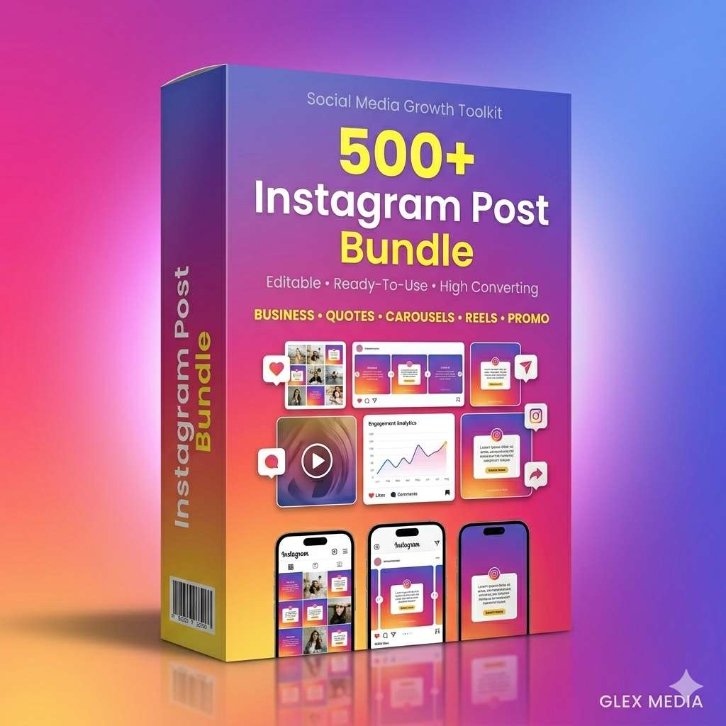 500+ Instagram Post Bundle
